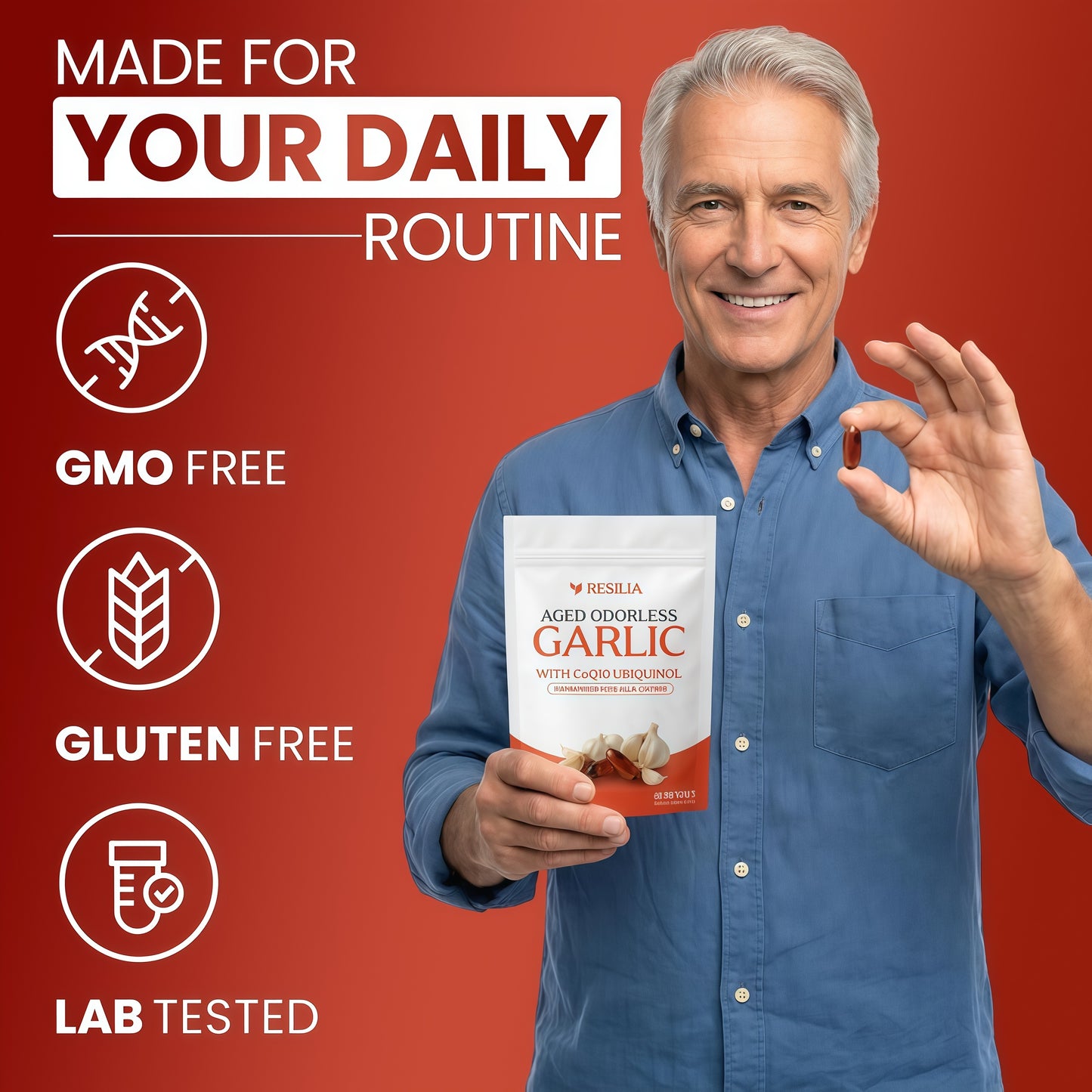 Resilia Aged Odorless Garlic
